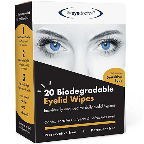 The Eye Doctor Eyelid Wipes 20 Sachets