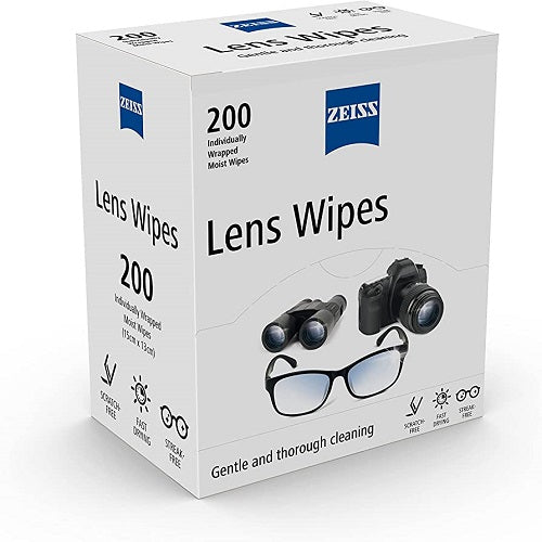 Zeiss Lens Wipes 200 Pack