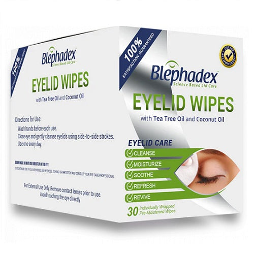 Blephadex Eyelid Wipes 30 Sachets